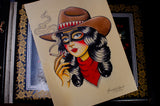 Bandit Belle A4 Print