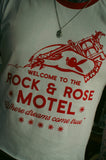 Rock And Rose Motel "Where Dreams Come True" Ringer T-Shirt