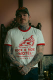 Rock And Rose Motel "Where Dreams Come True" Ringer T-Shirt