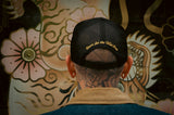 Rock & Rose Motel Black & Gold Captain’s Trucker Cap