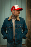 Rock & Rose Motel Red & Cream Trucker Cap