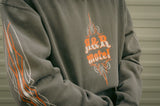 Rock And Rose Motel Pinstripe Hoodie