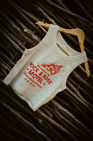 Rock And Rose Motel "Where Dreams Come True" Cropped Bone Vest