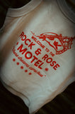 Rock And Rose Motel "Where Dreams Come True" Cropped Bone Vest