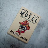 Rock & Rose Motel Deck Of Cards - Skull Design on Packaging