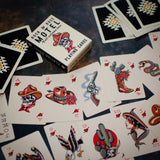 Rock & Rose Motel Deck Of Cards - Spread of Card Designs